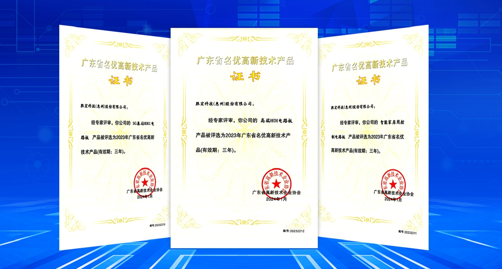 喜讯！yth游艇会3项产品获评广东省名优高新技术产品
